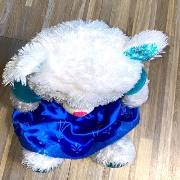 Build a bear Disney’s frozen Elsa bear snowflake stuffed animal shimmer glitter - Picture 4 of 7